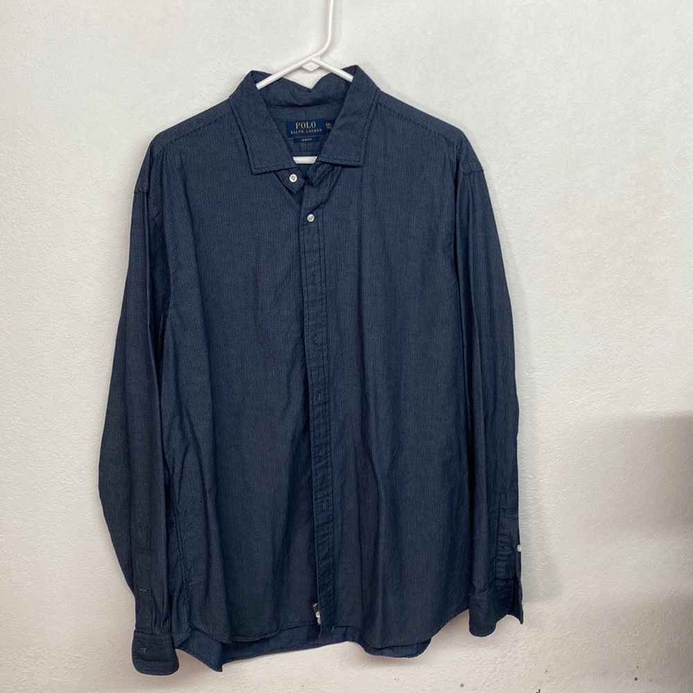 Polo - slim fit button down